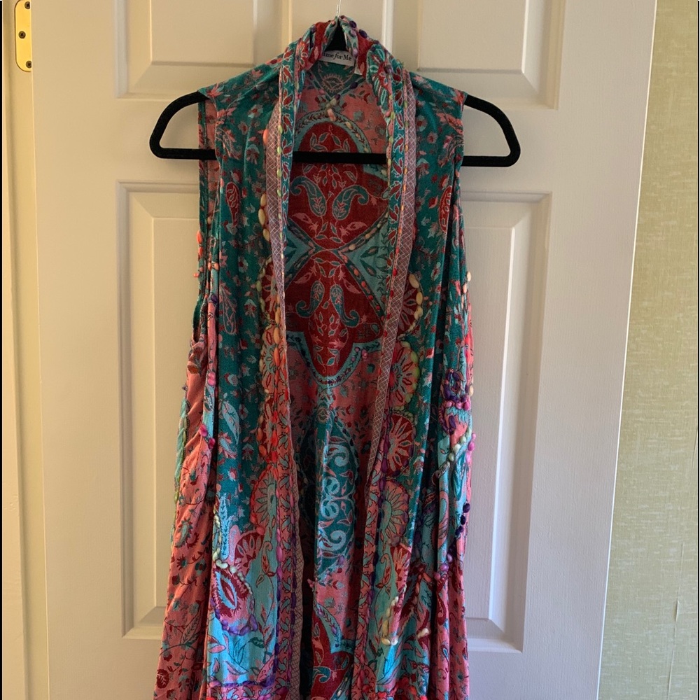 Long boho vest